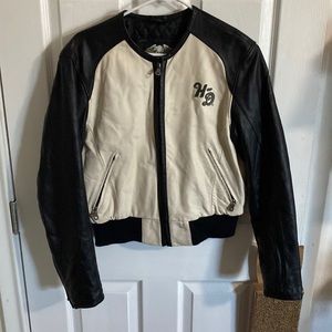 genuine leather harley davidson jacket